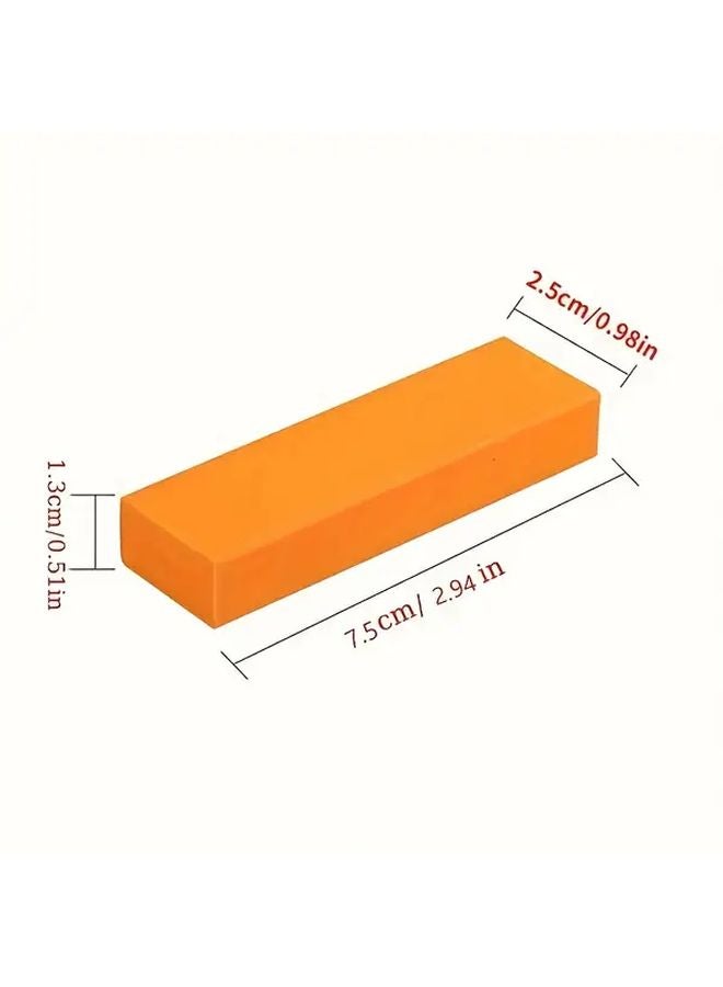 Orange Stainless Steel Faucet Rubber Wiper Cleaning Cloth Kitchen Tool Degreaser Brush Non Toxic Gentle Portable - Image 3