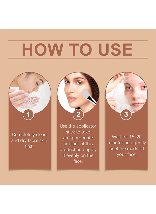 EELHOE T3 Collagen Pestlo Mask, Pestlo Baby Collagen Glow Mask, Pestlo T3 Collagen Mask, T3 Collagen Peel Off Mask, Korean Skin Care Facial Mask, Anti Wrinkle Firming Face Masks  - Image 4