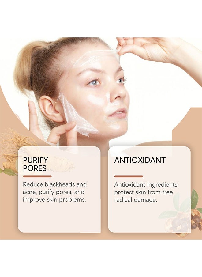 EELHOE T3 Collagen Pestlo Mask, Pestlo Baby Collagen Glow Mask, Pestlo T3 Collagen Mask, T3 Collagen Peel Off Mask, Korean Skin Care Facial Mask, Anti Wrinkle Firming Face Masks  - Image 5