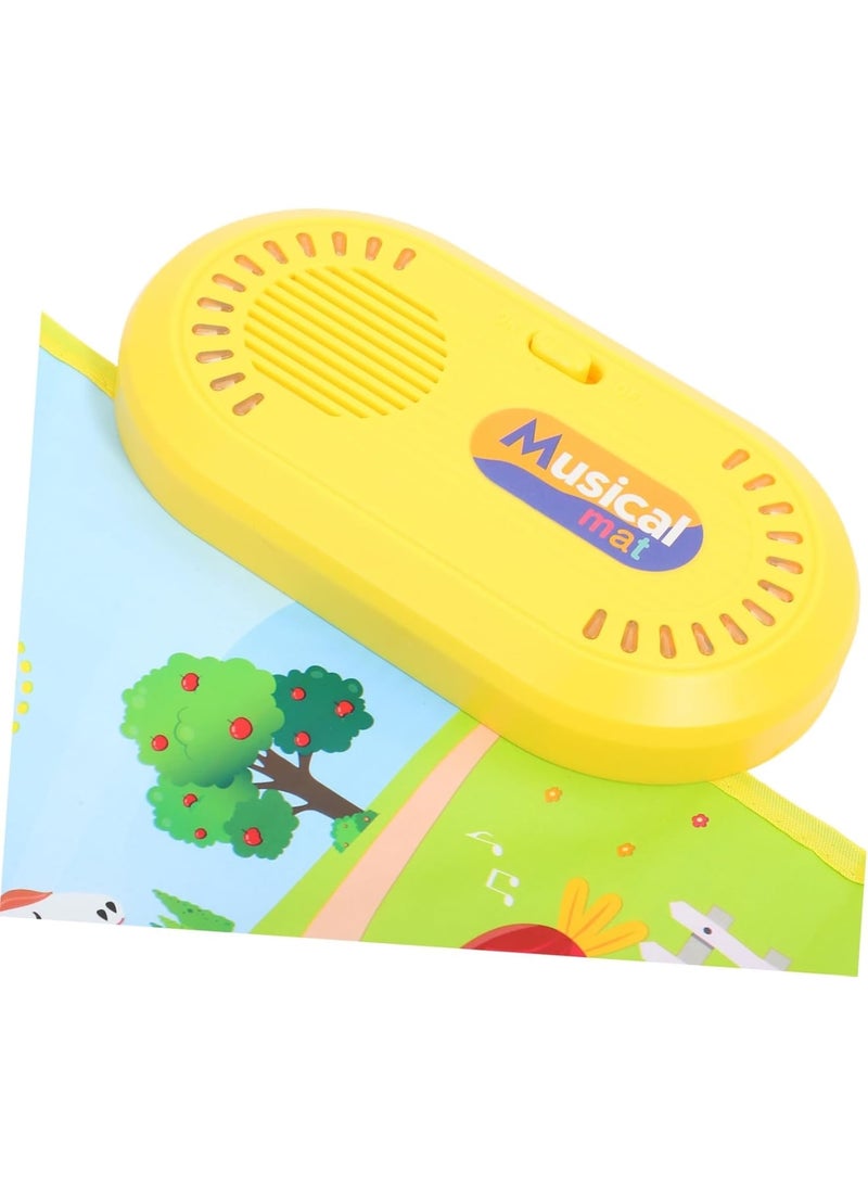 SOLARAE 3 in 1 Musical Mat, Piano Mat and Drum Mat with 2 Sticks, Animal Touch Play Blanket, Early Educational Learning Toys, Birthday Gifts for Boys Girls - Image 5