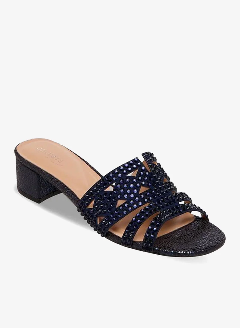 سيليست Women Embellished Block Heel Sandals Ramadan Collection