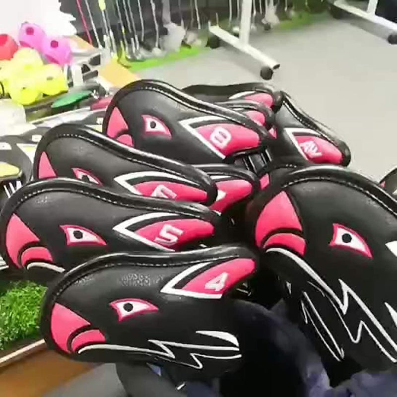 klarako 11pcs Waterproof Skull Golf Cover Club Putter Headcover Golfer Putters Irons Anti-Scratch Covers Accessories Gift - Image 2