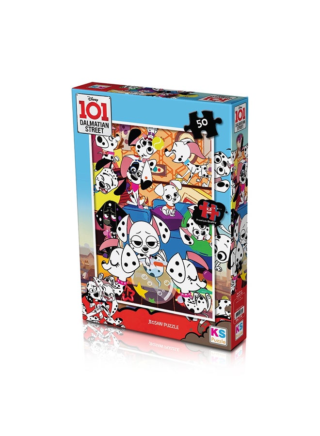 Puzzle 50pcs 101 Dalmatiens