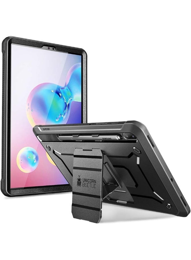 SupCase Renewed - SUPCASE [Unicorn Beetle PRO Series] Case Designed For Galaxy Tab S6 Case (2019 Release), Full-Body Rugged Protective Case with Built-in Screen Protector - Black - Image 2
