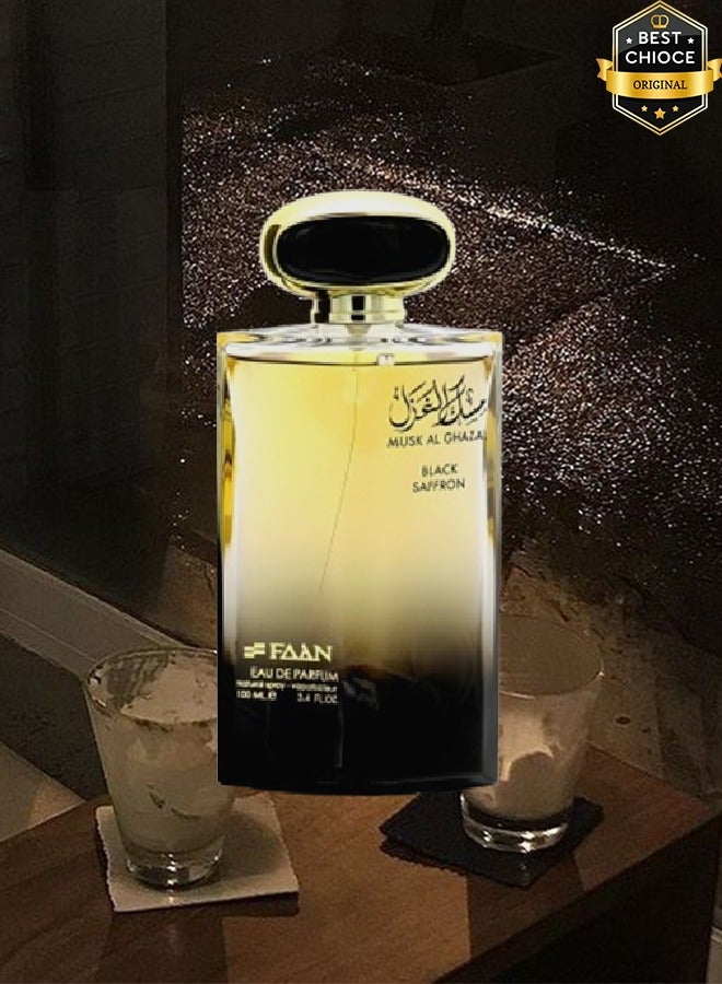 فاان عطر مسك الغزال بالزعفران الأسود 100 مل - Image 2