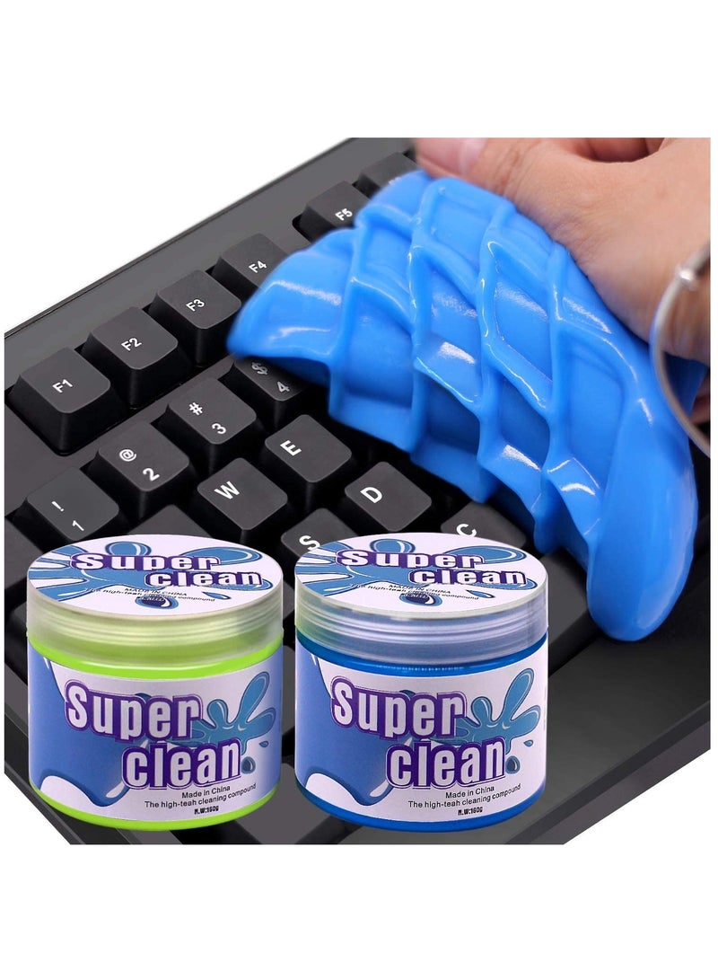 Excefore Cleaning Gel for Car, Keyboard Cleaner, Automotive Dust Cleaning Kit Universal Detailing Car Crevice Cleaner Auto Air Vent Removal Putty Cleaning Cleaner for Car Vents, PC, Laptops, Cameras  - Image 1