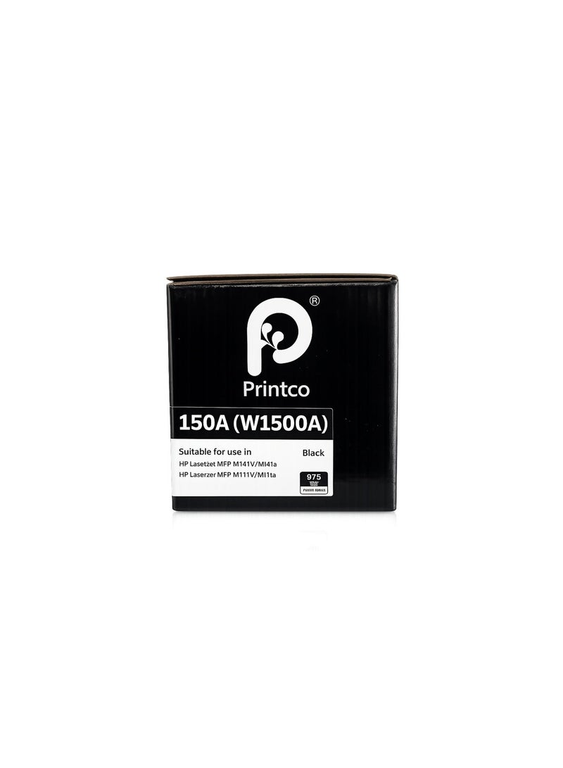 PRINTCO Compatible 150A W1500A Toner Cartridge Replacement for HP Laserjet M111a M111w MFP M141a M141w MFP M141a M141w Printer Black - Image 2