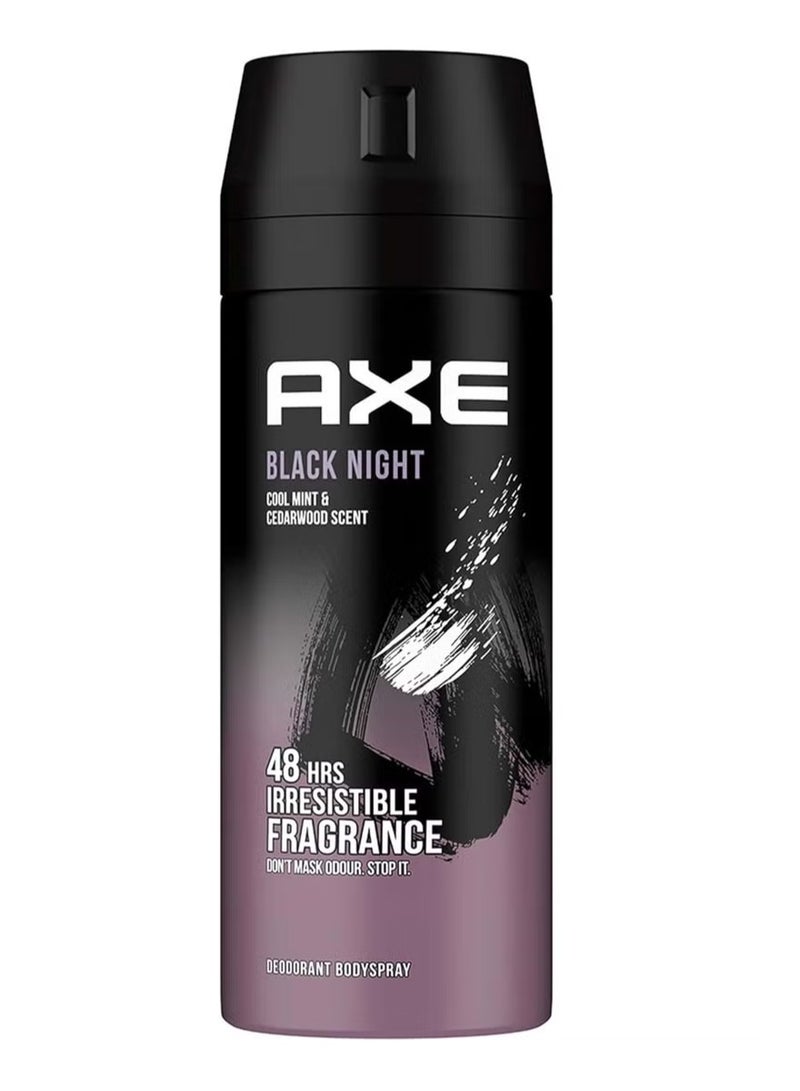 أكس Deodorant Aerosol Black Night 150ml