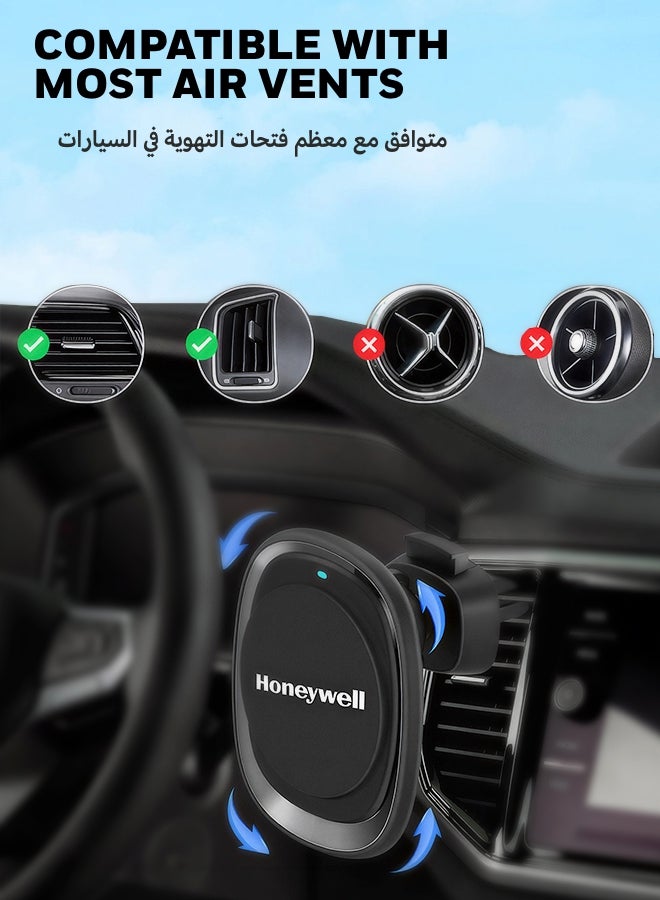 هوني ويل شاحن سيارة Zest MagSafe مع شحن فائق السرعة لهاتف iPhone 12 وما فوق بما في ذلك سلسلة iPhone 15 (iPhone 15 pro وiPhone 15 Plus)، مدخل من النوع C، إجمالي الناتج يصل إلى 15 وات. - Image 3
