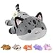 Onsoyours Original Weighted Panther Cat Plush Cute 13818 Pound Hugging Black Leopard Kitty Weighted Stuffed Animal Soft Collectible Gift for Kids Adults - Image 3