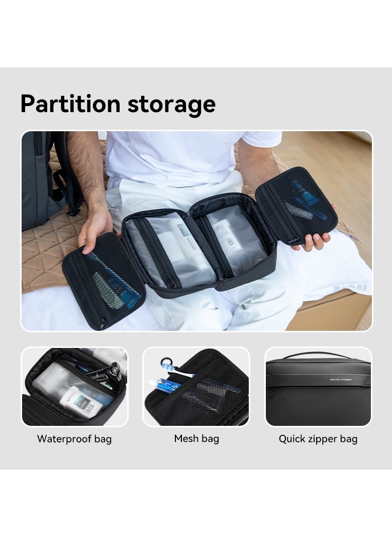 MARK RYDEN MARK RYDEN MR 86 Travel Toiletry Bag Large Capacity Fitness, Travel, Portable Waterproof Clutch Bag  - Image 2