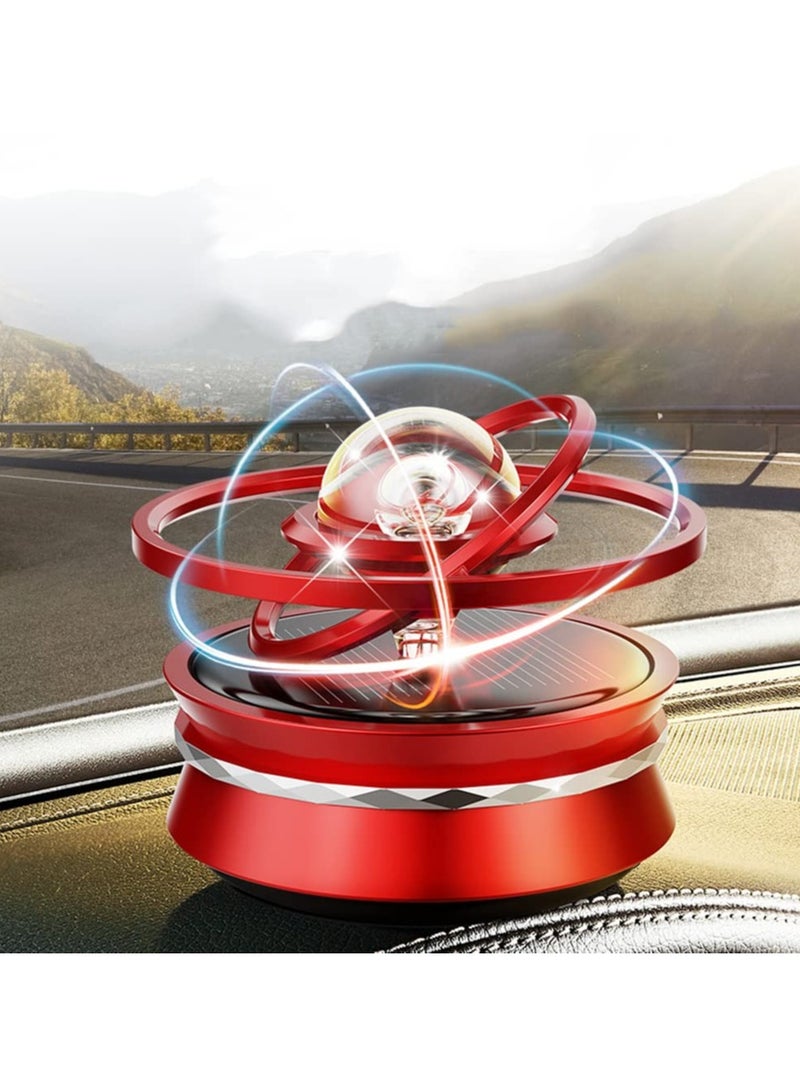 Car Aroma Diffuser, Solar Car Air Freshener, Car Aromatherapy Diffuser, Solar Rotating Car Essential Oil Diffuser, Car Air Freshener Diffuser, Natural Long-lasting Fragrance Aromatherapy - Image 2