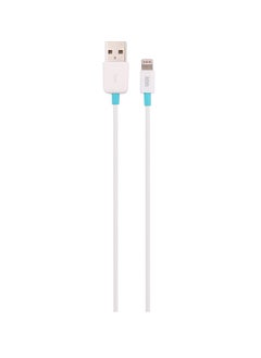 ION 8 PIN USB Cable 1Mtt- White 