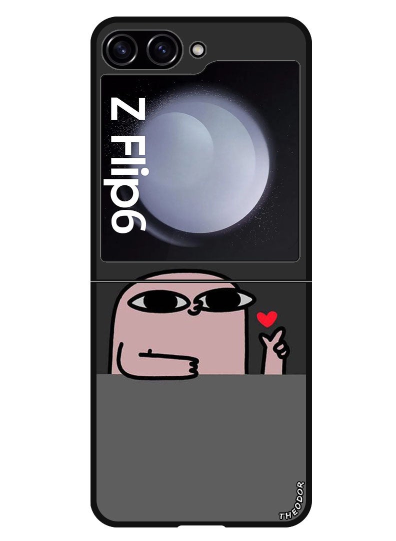 Theodor Protective Case Anti Scratch Shock Proof Bumper Cover For Samsung Galaxy Z Flip 6 Snap - Image 1