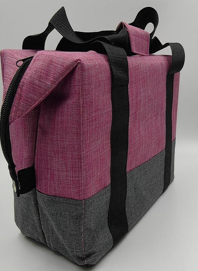 Orchid Insulated Multifunctional Tote Lunch Bag Pink - Image 2