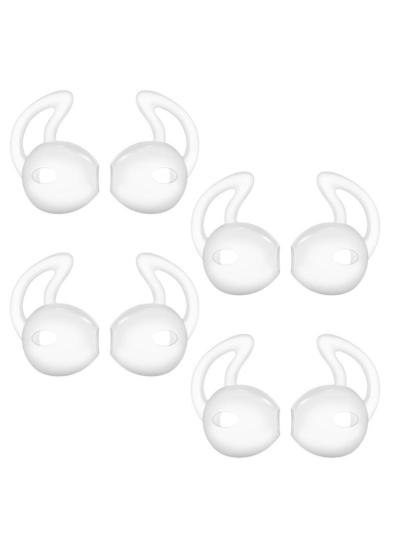 erorex - 4 Pairs Silicone Ear Tips For Air Pods 1 2 Anti Slip Ear Hook Gel Headphones Earphones Protective Accessories Tips Soft Comfortable For Iphone 6S 6 Plus 5S 5C 5 Earbuds - Image 1