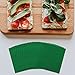 JAM PAPER Small Beverage Napkins 5 x 5 Green 50Pack - Image 4