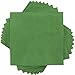 JAM PAPER Small Beverage Napkins 5 x 5 Green 50Pack - Image 1
