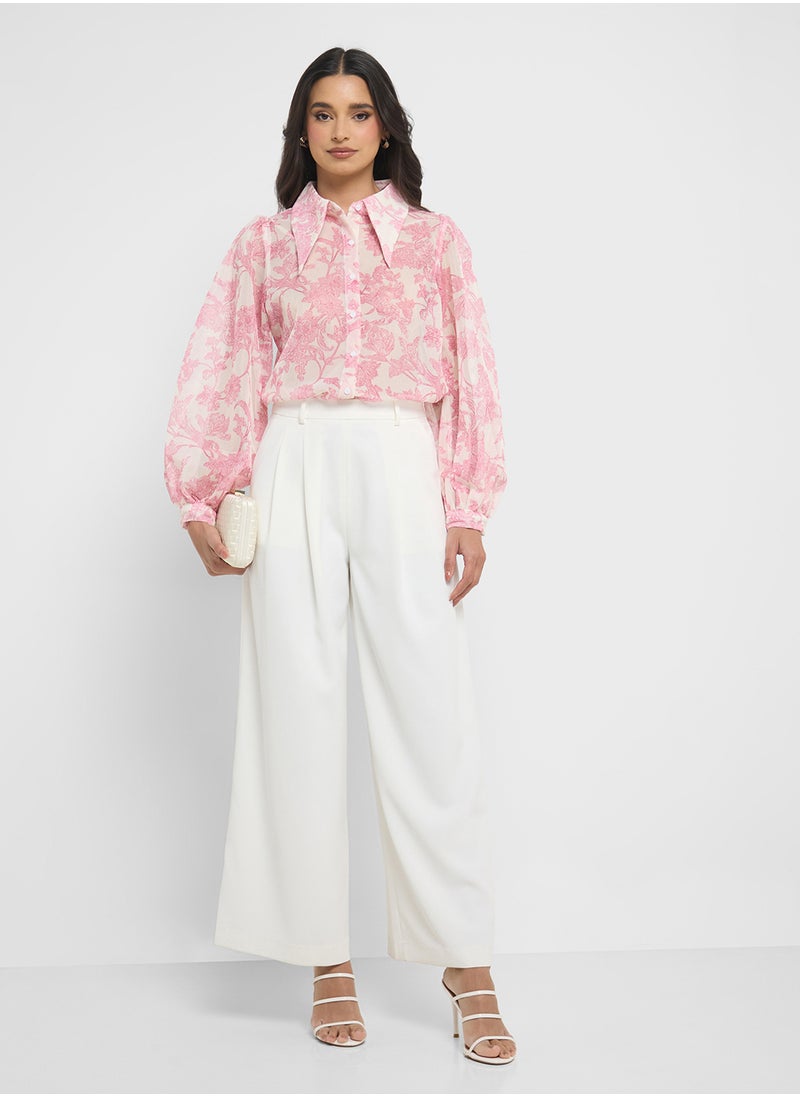 ELLA Floral Print Top  - Image 4