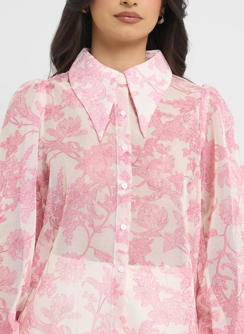 ELLA Floral Print Top