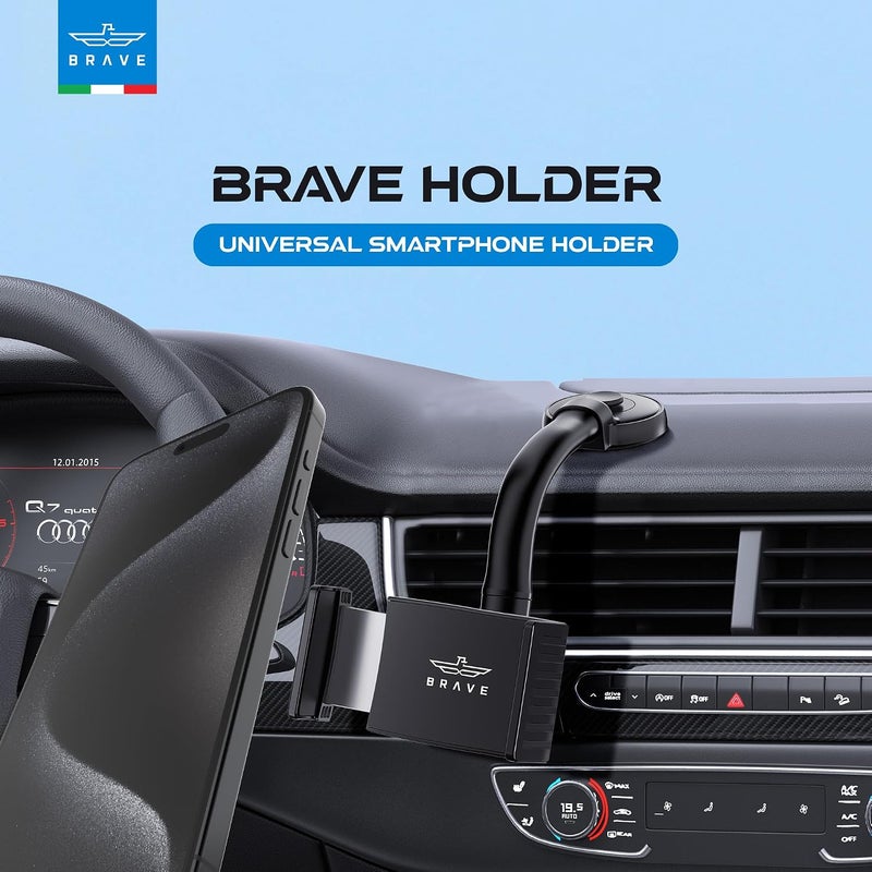 Brave Car Phone Holder for Dashboard, 360° Rotatable Phone Mount For Dashboard Compatible with iPhone 15 Series, ‎Galaxy S23 Ultra & All Smart Phones (BHL-53) - Image 3