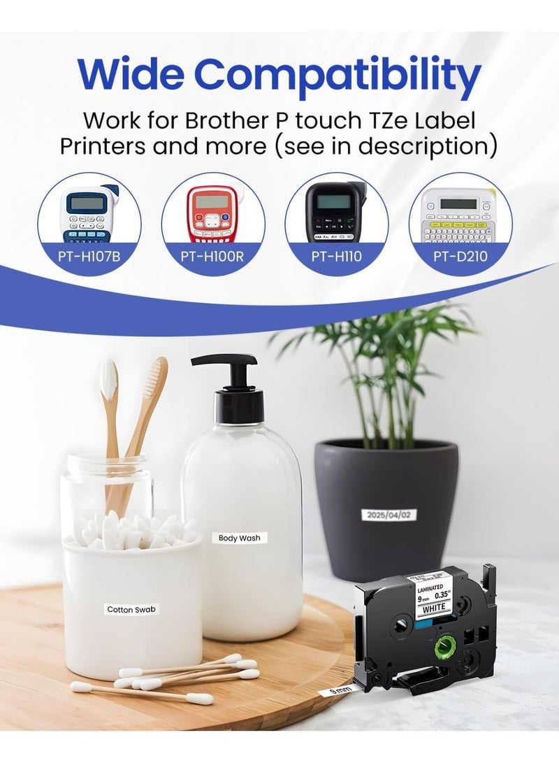 بروذر Brother P-touch TZe Label Tape 3-Pack – TZe-131, TZe-135 & TZe-231 – Original Labeling Cartridges - Image 2