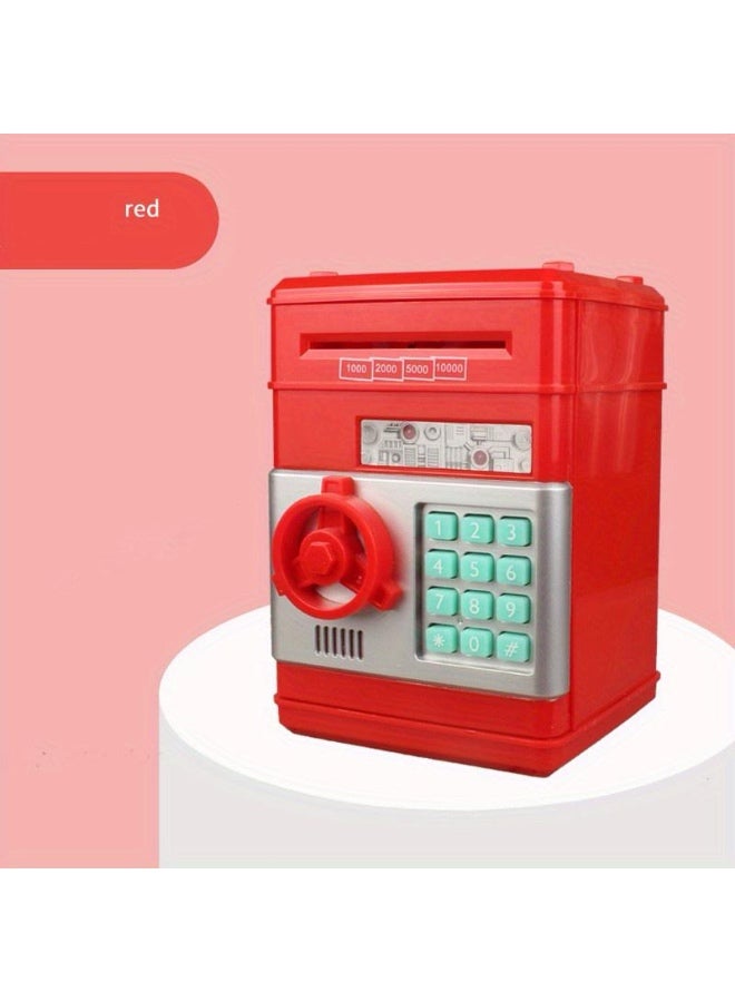 Safe Money Bank Electronic Mini ATM for Kids Toy,Piggy Safe Money Saving Box Coin Banks Password Code Lock for Children, Boys Girls Ideal Gift - Image 2