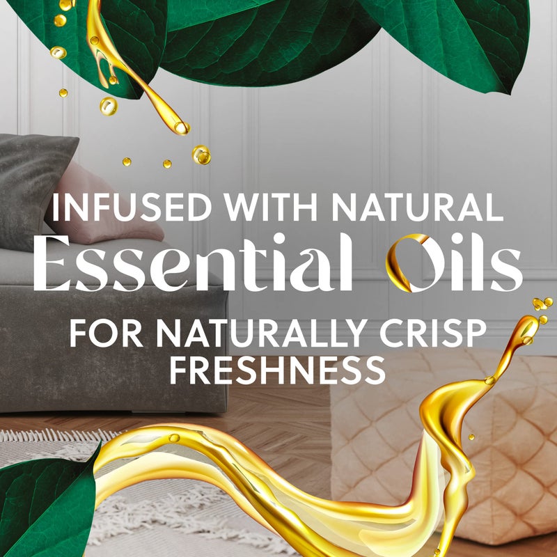 Air Wick مجموعة بداية زيت معطر من Air Wick، 2 دافئات + 6 عبوات إعادة تعبئة، رائحة الكتان النظيف، نفس الرائحة المألوفة للغسيل النظيف، صديقة للبيئة، زيوت أساسية، معطر هواء - Image 3