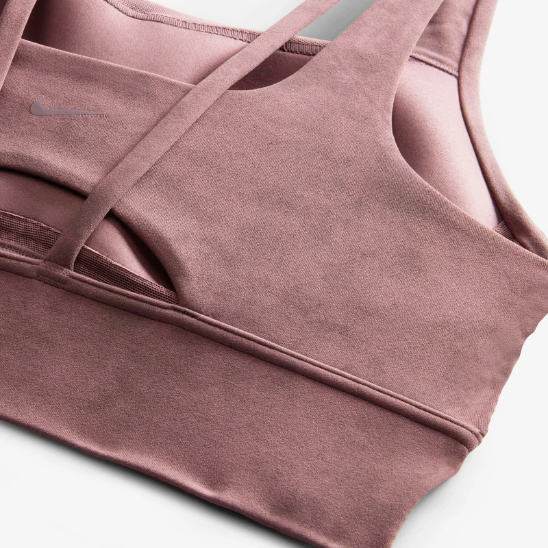 Nike Pink Women's Zenvy Tie-Dye Medium-Support Padded Longline Sports Bra for Women | Best Price UAE