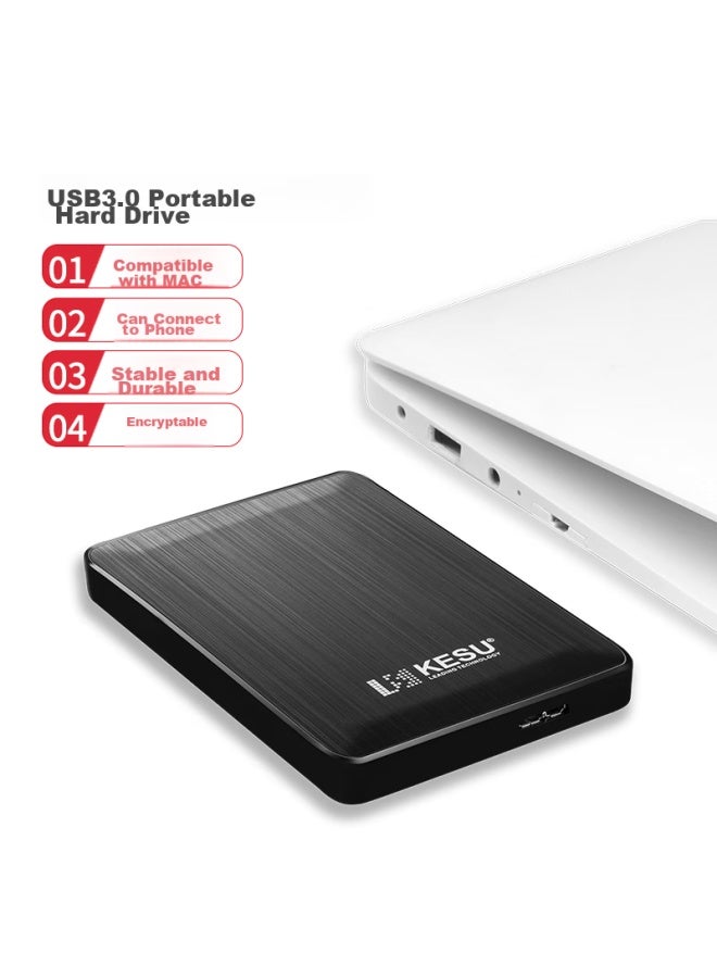 Kesu 1tb Portable Hard Drive, Usb3.0, Large Capacity External Mechanical Hard Drive, Massive Storage, Connects To Laptops And Smartphones, 2.5-inch, Family Storage And Office Use - Image 1