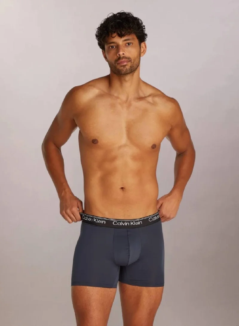 CALVIN KLEIN 3 Pack Boxer Briefs - Micro Stretch Wicking