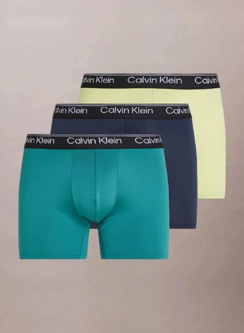 CALVIN KLEIN 3 Pack Boxer Briefs - Micro Stretch Wicking