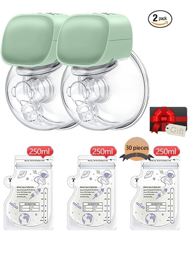 Double Wearable Breast Pump, Hands-Free Breast Pump, Portable Electric Breast Pump with 2 Mode & 5 Levels, Painless Breastfeeding Breastpump - pzsku/ZCFD710A57B14D4E103AFZ/45/_/1690791903/9554e3c5-a560-438b-9eea-fd426871ab62