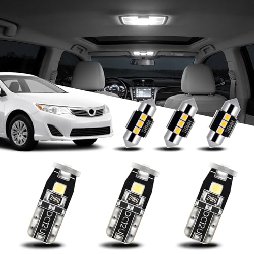 EASY EAGLE LED Interior Car Lights for ToyotaCamry20122020 13 Piece Kit White LED Light Bulbs Super Bright 6000K Install Tool - Image 1