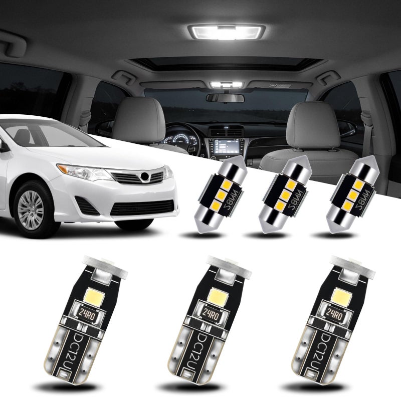 EASY EAGLE LED Interior Car Lights for ToyotaCamry20122020 13 Piece Kit White LED Light Bulbs Super Bright 6000K Install Tool - Image 3