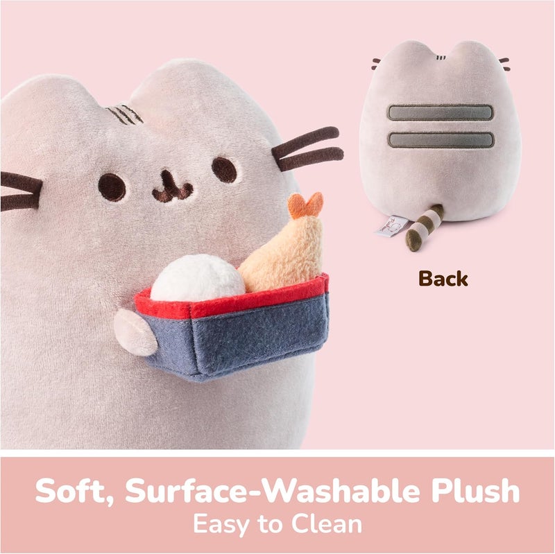 GUND Pusheen Bento Box Snackable Plush, Squishy Toy, Collectible Plush Toy, Food Plushies, Stuffed Animal for Ages 8 and Up, Gray, 9.5” - Image 4
