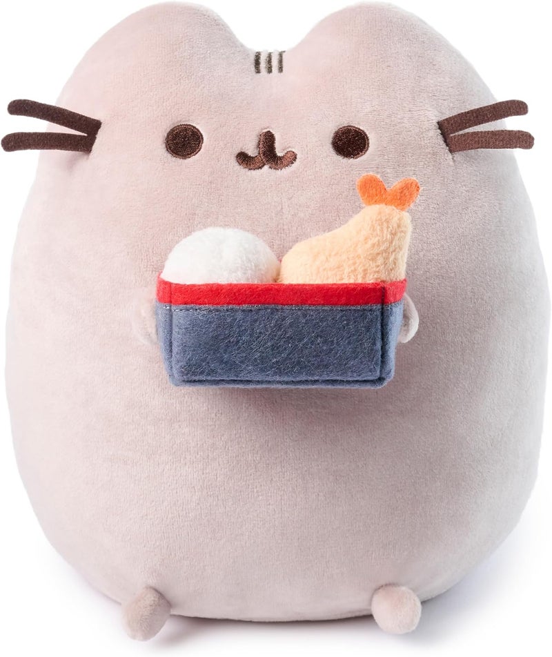 GUND Pusheen Bento Box Snackable Plush, Squishy Toy, Collectible Plush Toy, Food Plushies, Stuffed Animal for Ages 8 and Up, Gray, 9.5” - Image 1