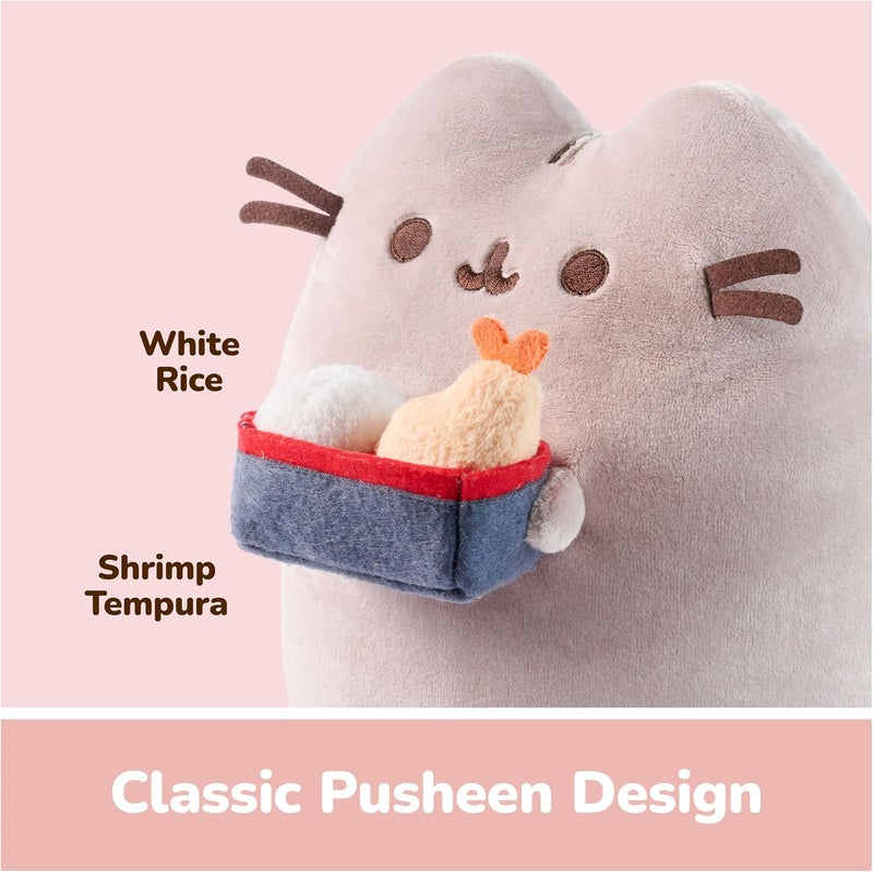 GUND Pusheen Bento Box Snackable Plush, Squishy Toy, Collectible Plush Toy, Food Plushies, Stuffed Animal for Ages 8 and Up, Gray, 9.5” - Image 5