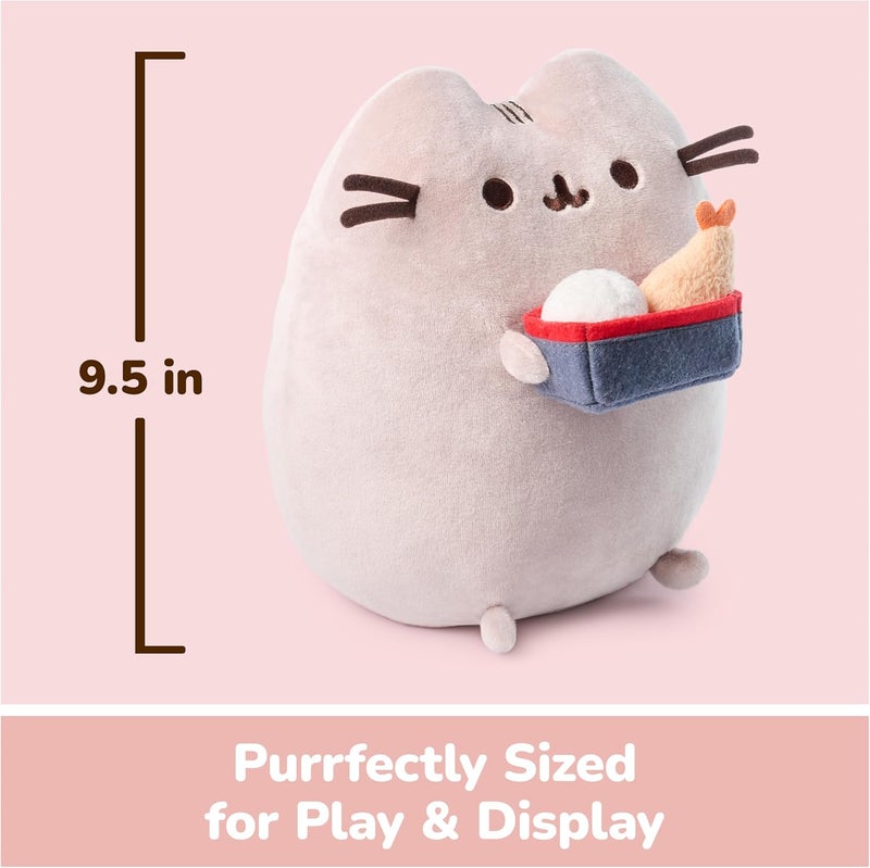 GUND Pusheen Bento Box Snackable Plush, Squishy Toy, Collectible Plush Toy, Food Plushies, Stuffed Animal for Ages 8 and Up, Gray, 9.5” - Image 3