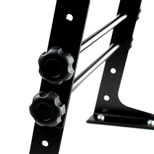RockJam Portable DJ Laptop Stand with Adjustable Height, Anti-Slip Design, Works For Laptops, Controllers & CD Players - Image 5