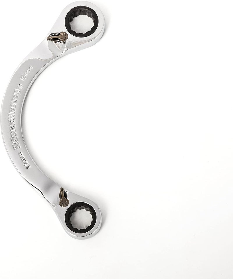 GEARWRENCH 5 Piece 12 Point Reversible Half Moon Double Box Ratcheting Wrench Set - Metric - Image 3