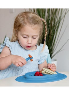ezpz Baby Mini Fork And Spoon Set, Kids Cutlery Set With Case - 12M+ - Sienna  - Image 5