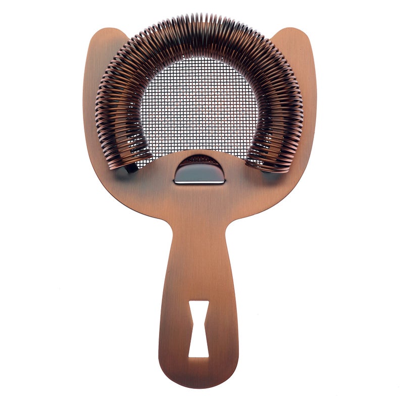 BARFLY Barfly Fine Mesh Spring Strainer Antique Copper 
