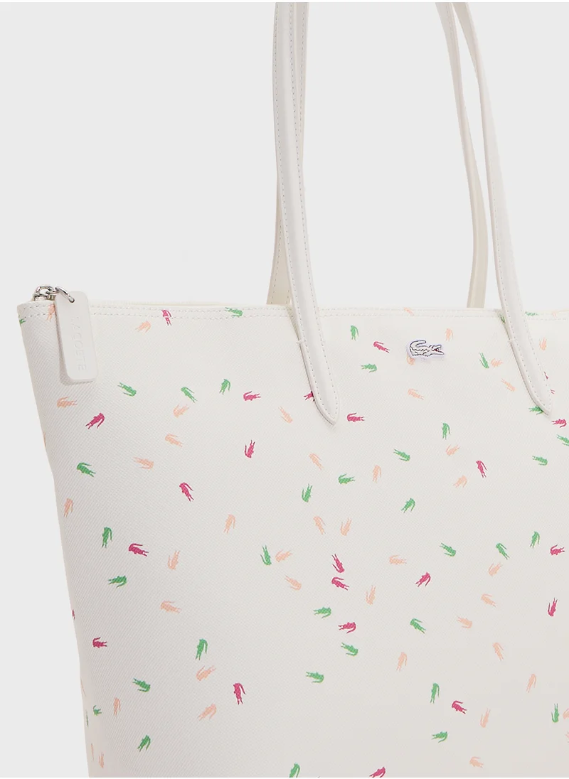 LACOSTE Essentials Top Handle Zip Over Tote