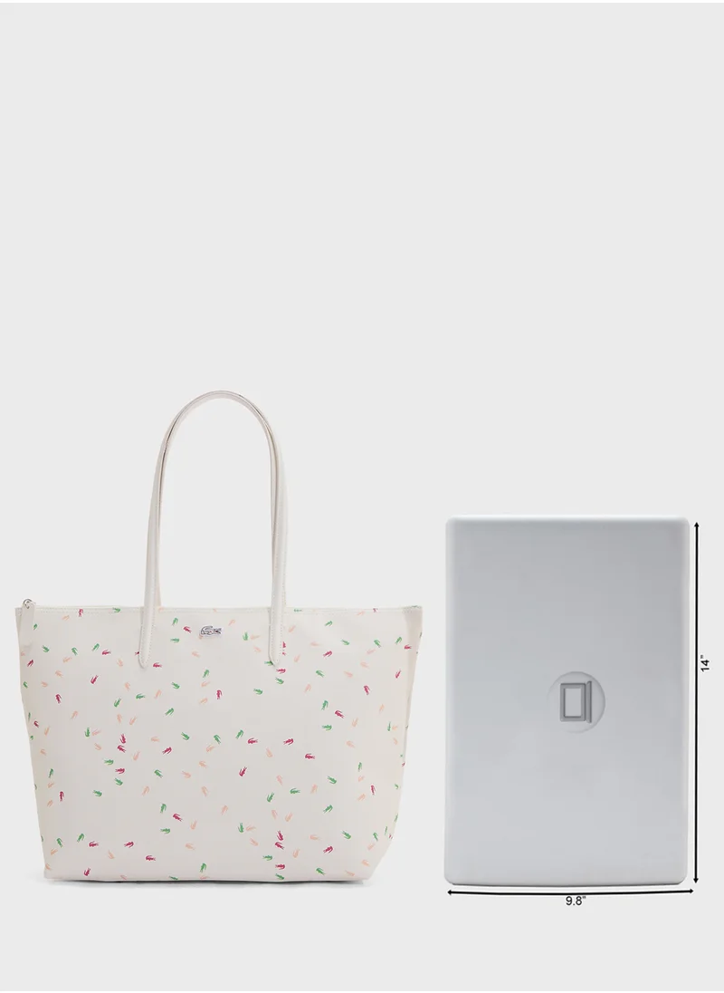 LACOSTE Essentials Top Handle Zip Over Tote