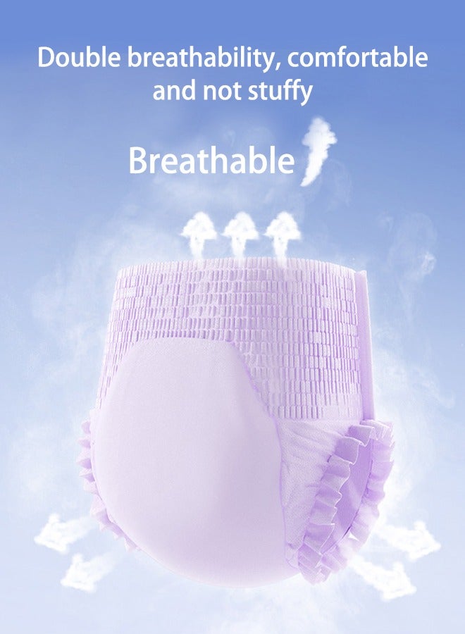 Generic Disposable Period Panties for Women Leak Proof, Period Panty for heavy blood flow, 360° Protection, Overnight Comfort, Rash & Toxin Free, Seamless Fit, Medium to Large size - 6 Panties -Suitable for hip circumference 90-115cm  - Image 3