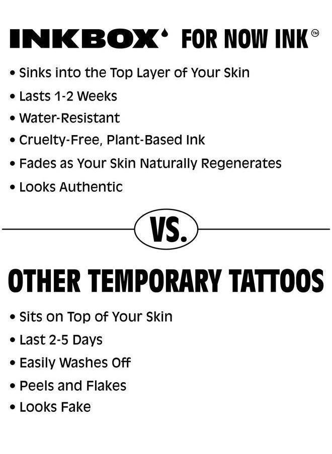 inkbox - Inkbox Temporary Tattoos, Semi-Permanent Tattoo, One Premium Easy Long Lasting, Water-Resistant Temp Tattoo with For Now Ink - Lasts 1-2 Weeks, Diamond Tattoo, Shine Bright, 3 x 3 in - Image 1