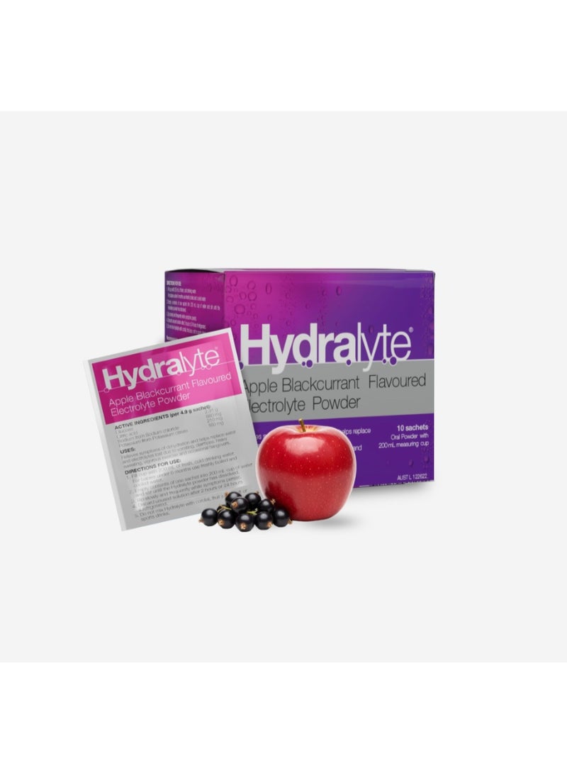 Hydralyte Sachets Apple Blackcurrant Flavor - Image 2