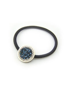 Elegant Round Hair Elastics Hair Ties for Women B111Blue