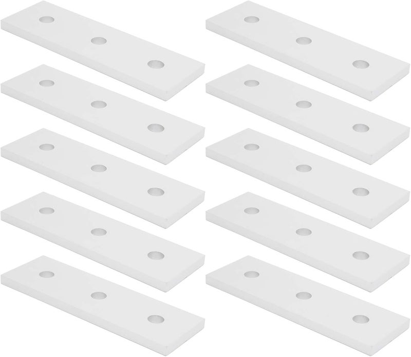 Aluminum Joining Plate, Flat Mending Plate, Durable Aluminum Connecting for Repairs in Carpentry and Fencing (4040) - Image 2